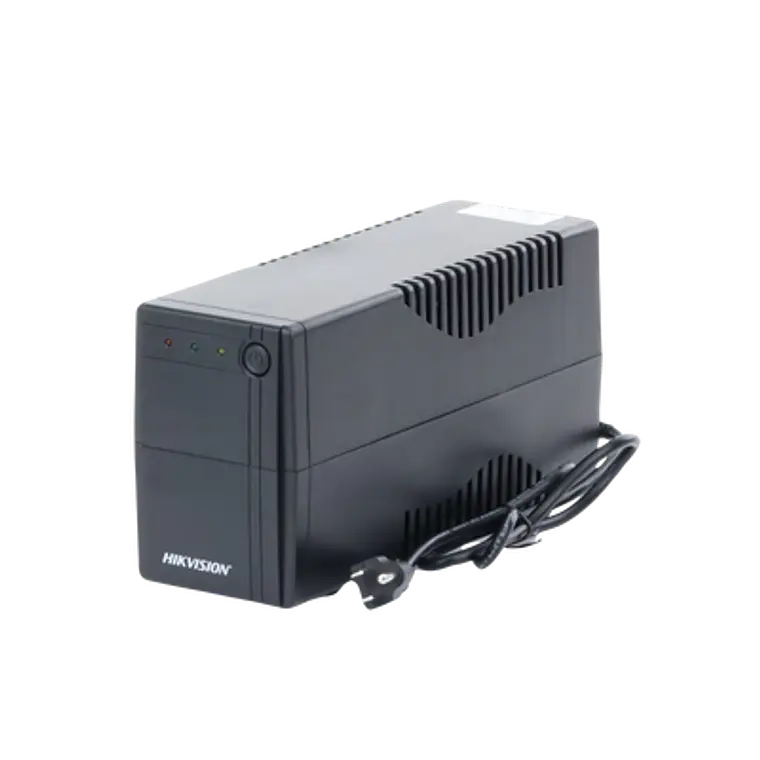 UPS Hikvision de 600 VA , 360W , Proteccion Contra Sobrecarga y Descarga , Entrada y Salida 120 VCA , 6 Tomas NEMA 5-15R, Modelo: DS-UPS600-X 1