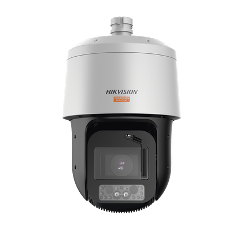 Camara PTZ Hikvision IP 4 Megapixeles, 42X Zoom, Dual Light, Polimero Anticorrosivo, AutoSeguimiento, DARKFIGHTER, EIS, IP67, NEMA 4X, C5, Wiper, Modelo: DS-2DF8C442MXG-LWT 1