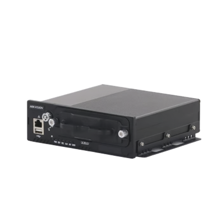 DVR Movil Hikvision 1080p, 4 Canales TURBO, Sensor G, Compatible IA, Soporta 2 HDD, Salida de Video, Modelo: AE-MD5043(1T/SSD) 1
