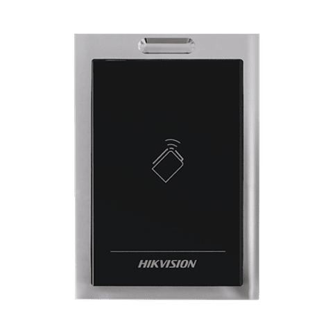 Lector de Tarjetas MIFARE Hikvision, Conexion Wiegand y RS-485, Estetico y Facil de Utilizar, Indicador LED, Modelo: DS-K1101M