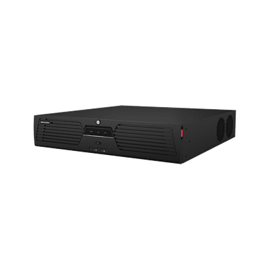 NVR Hikvision 32 Megapixeles, 32 Canales IP, AcuSense, ANPR, Conteo de Personas, Heat Map, 8 Bahias de Disco Duro, 2 Tarjetas de Red, RAID, POS, Modelo: DS-9632NI-M8