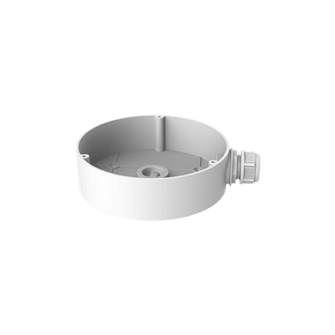 Caja de Conexion Hikvision para Domos TURBOHD 4K, Uso en Exterior, Fabricado en Aluminio, IP66, Modelo: DS-1280ZJ-DM45