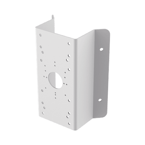 Montaje de Esquina Hikvision para PTZ TURBOHD o IP, Uso en Exterior material acero de carbono, Modelo: DS-1276ZJ