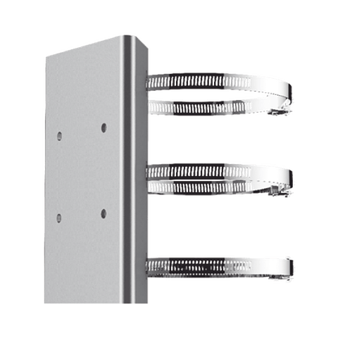 Montaje de Poste para PTZ Hikvision, Acero Inoxidable, Compatible con PTZ HIKVISION, Modelo: DS-1673ZJ-P