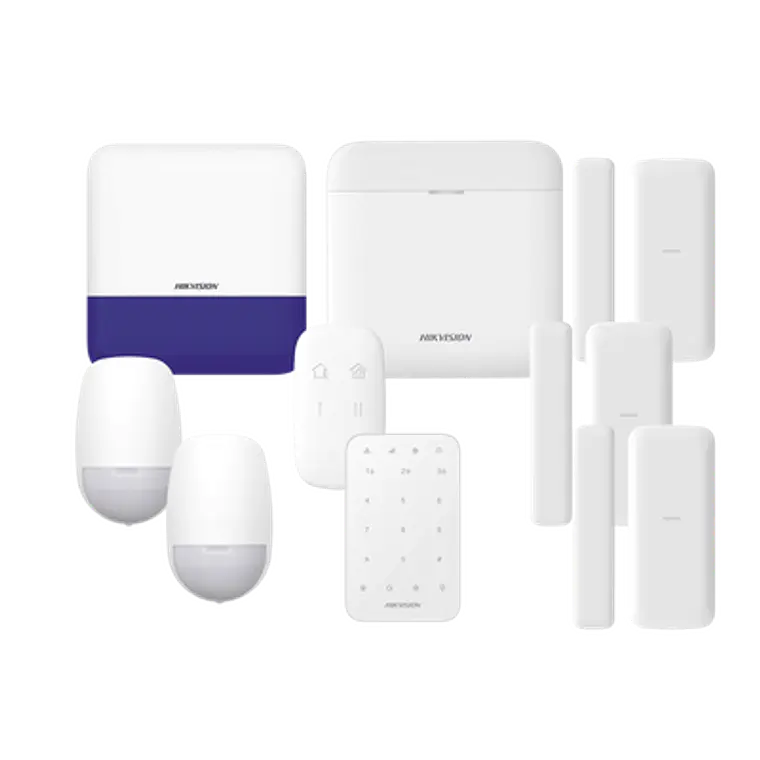 KIT de Alarma AX PRO Hikvision, WiFi, Compatible con Hik-Connect P2P, Modelo: DS-PWA48-FULL-K 1