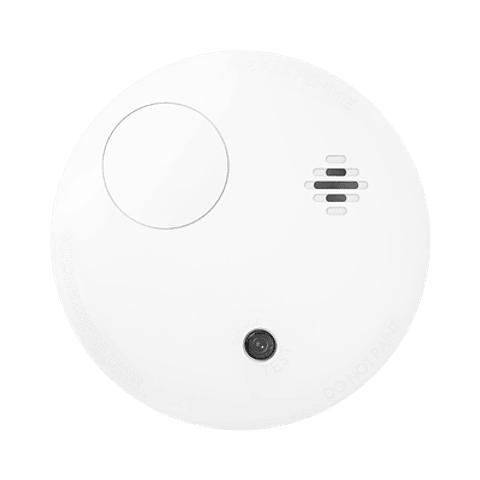 (AX PRO) Detector de Humo Fotoelectrico Inalambrico para Panel de Alarma Hikvision, Interior, Soporta Funcionalidad Autonoma, Modelo: DS-PDSMK-E-WB