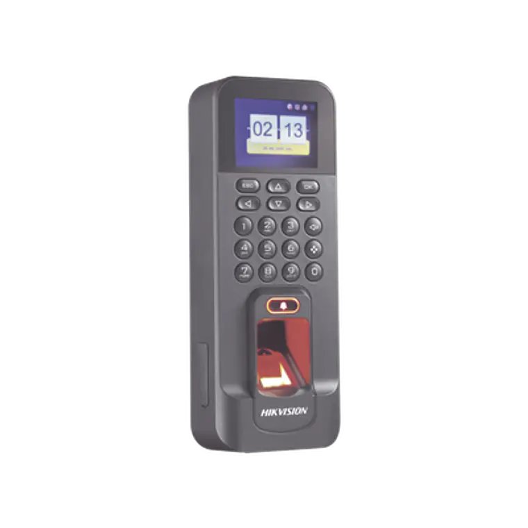 Biometrico WiFi Hikvision de Acceso y Asistencia, P2P, Soporta Biometrico Esclavo RS-485, Huella y Tarjetas EM, TCP/IP, 150,000 Eventos, Modelo: DS-K1T804AEF 1