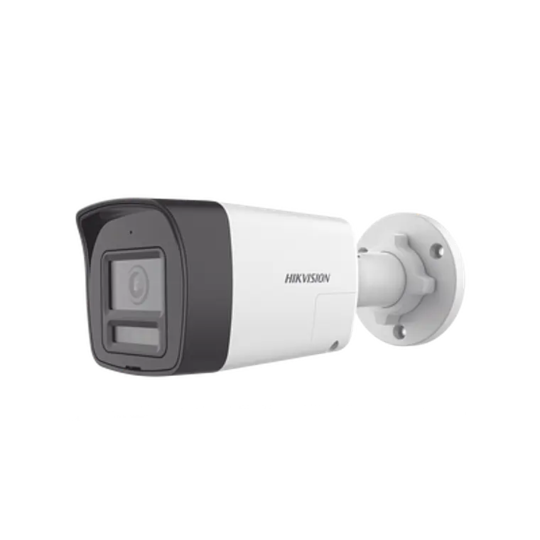 Camara Bala TURBOHD 2 Megapixeles, Lente 2.8 mm, 30 mts IR EXIR + 20 mts Luz Blanca, IP67, Audio Bidireccional, Dual Light, ColorVu, Modelo: DS-2CE16D0T-LTS 1
