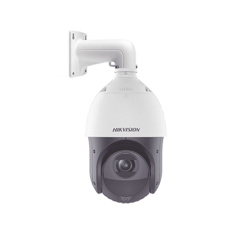 Camara Hikvision Domo PTZ IP 4 Megapixeles, 25X Zoom, 100 mts IR, IP66, DARKFIGHTER, ACUSENSE, Deteccion Facial, Audio y Alarmas, PoE+, Modelo: DS-2DE4425IW-DE(T5)