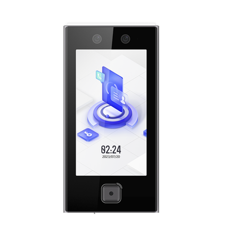 Terminal Facial Hikvision Min Moe WiFi , Lector de QRs Fisico, 6,000 Rostros, Pantalla 7