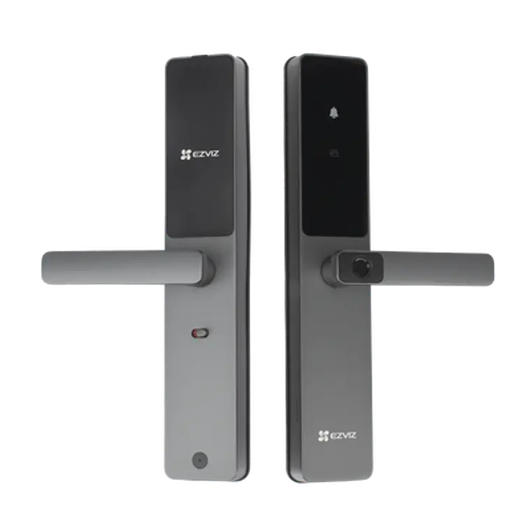 Cerradura Inteligente Ezviz, Cerrojo Tipo Americano, Wi-Fi, Bluetooth, Codigos Temporales, Huella, Tag, Contraseña, Boton, Apertura remota, Modelo: CS-DL05-R100 1