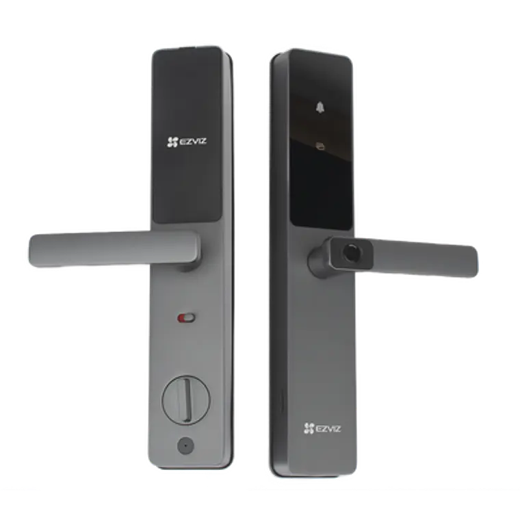 Cerradura Inteligente Ezviz, Wi-Fi, Bluetooth, Codigos Temporales, Huella, Tag, Contraseña, Boton, Apertura Remota, Alarma Anti-intrusion, Modelo: CS-DL05-R200 1