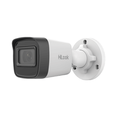 HiLook Series, Bala IP 2 Megapixel (1080p), Lente 2.8 mm, 20 mts IR, Exterior IP67, PoE, dWDR, H.265+, ONVIF, Modelo: IPC-B121H-C