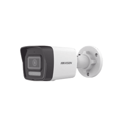 Camara Hikvision Bala IP 6 Megapixeles, Lente 2.8 mm, 30 mts IR + 30 mts Luz Blanca, Microfono, ACUSENSE Lite, IP67, H.265, PoE, ONVIF, Modelo: DS-2CD1063G2-LIU(F)