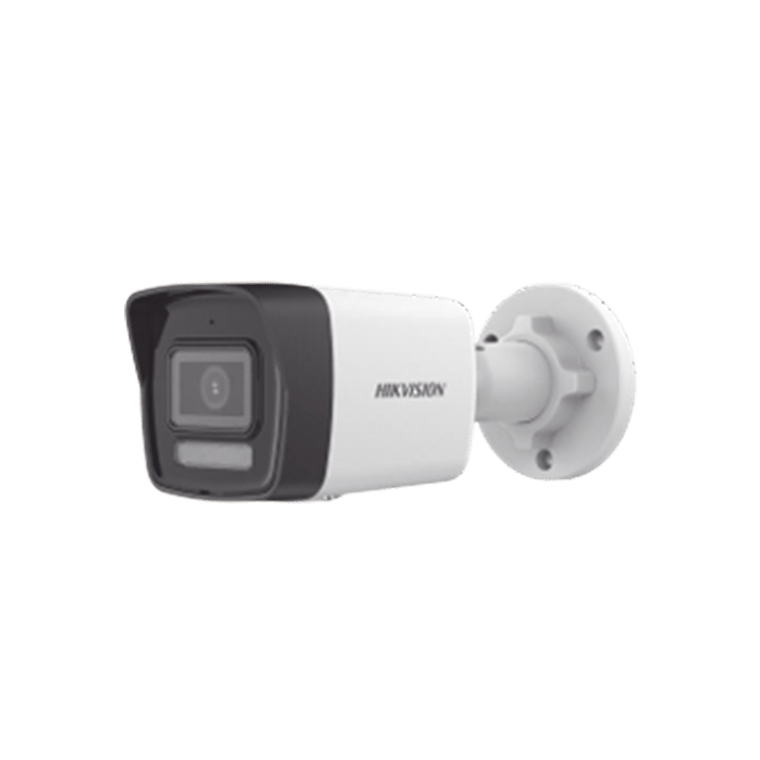 Camara Hikvision Bala IP 6 Megapixeles, Lente 2.8 mm, 30 mts IR + 30 mts Luz Blanca, Microfono, ACUSENSE Lite, IP67, H.265, PoE, ONVIF, Modelo: DS-2CD1063G2-LIU(F) 1