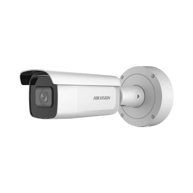 Camara Hikvision Bala IP 4 Megapixeles, Lente Mot. 2.7 a 13.5 mm, 60 mts IR EXIR, IP67, IK10, Anticorrosivo, WDR 120 dB, PoE +, Micro SD, 4 Analíticos, Modelo: DS-2CD3646G2T-IZSY(H) 1