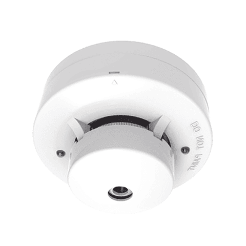 Detector de Humo Hikvision Fotoelectrico No Direccionable de 4 Hilos, Buzzer Integrado, Indicadores LED, Modelo: DS-PDSMK-4BAR