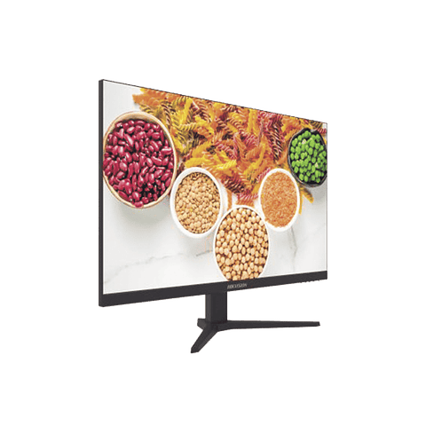 Monitor LED Full HD (1080p) de 27", Ideal para CCTV, Oficina y Hogar, Entrada HDMI-VGA, Montaje VESA, Uso 12/7, Backlight E-LED, Ultra Delgado, Modelo: DS-D5027F2-2P2