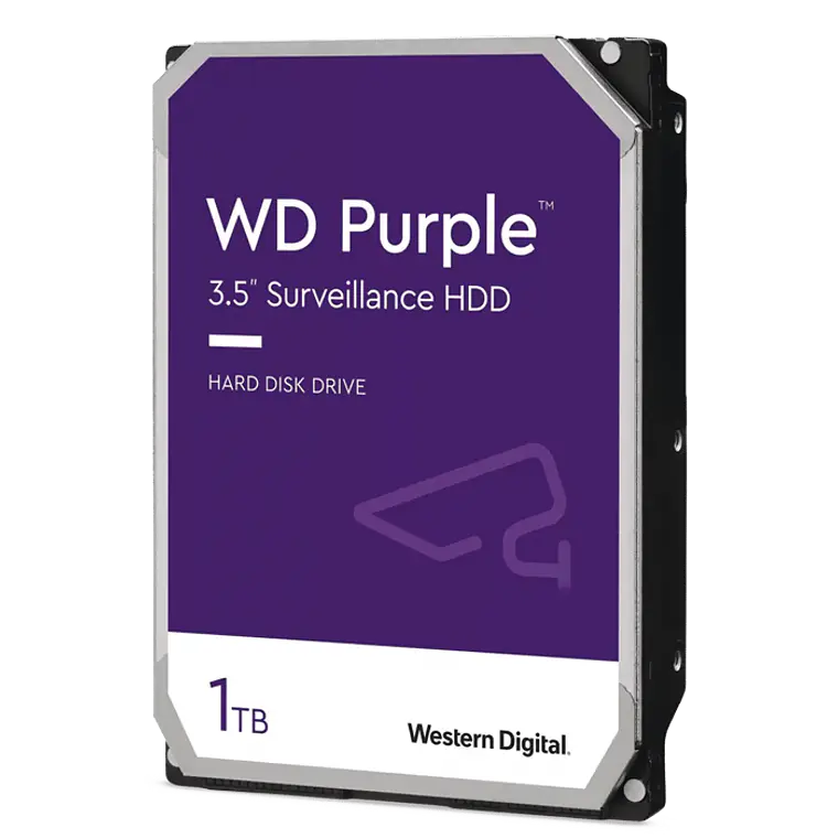 Disco Duro Purple de 1 TB, 5400 RPM, Optimizado para  Videovigilancia, Uso 24-7,  Modelo: WD11PURZ 1