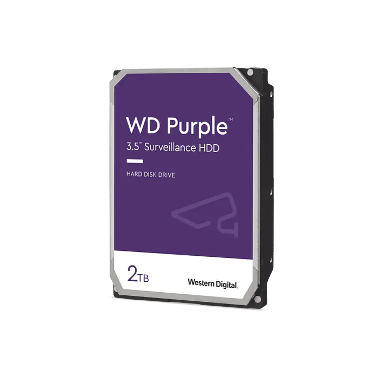 Disco Duro PURPLE de 2TB, Para Videovigilancia, Modelo: WD23PURZ 1
