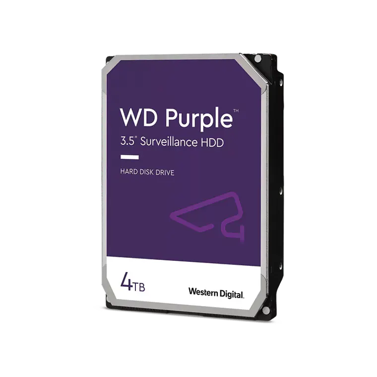 Disco Duro PURPLE de 4TB, Para Videovigilancia, Modelo: WD43PURZ 1
