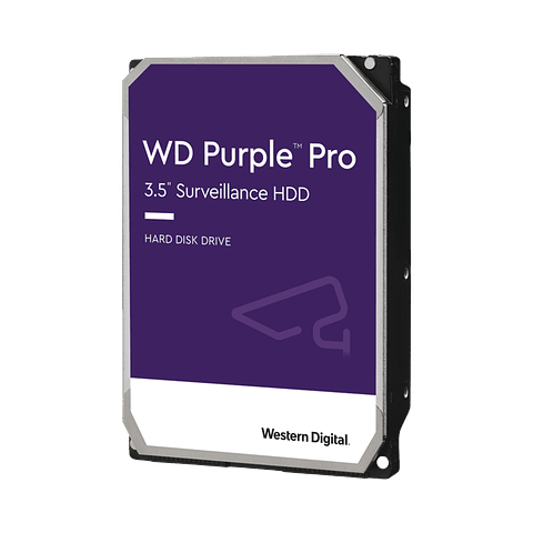 Disco Duro Purple Pro de 10 TB, 7200 RPM, Optimizado para Soluciones de Videovigilancia con Analiticos, Uso 24-7, Modelo: WD102PURP