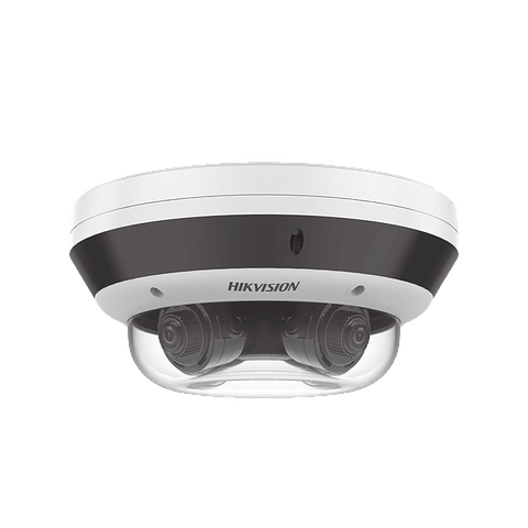 Camara PanoVu Series, Panoramica 360º, 4 Lentes Mot. 2.8 a 12 mm (4 MP por Lente), 16 MP en Total, WDR 120 dB, DARKFIGHTER, IP67, IK10, PoE+, 30 mts IR, Micro SD, Modelo: DS-2CD6D44G1H-IZS