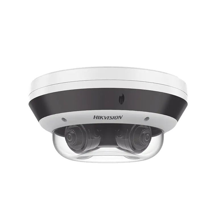 Camara PanoVu Series, Panoramica 360º, 4 Lentes Mot. 2.8 a 12 mm (4 MP por Lente), 16 MP en Total, WDR 120 dB, DARKFIGHTER, IP67, IK10, PoE+, 30 mts IR, Micro SD, Modelo: DS-2CD6D44G1H-IZS 1