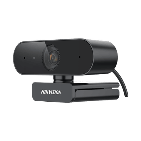 Camara Web Hikvision Alta Definicion, Giro 360°, Gran Angular, Microfono, USB de 2 mts, Reduccion de Ruido Inteligente, Modelo: DS-U02