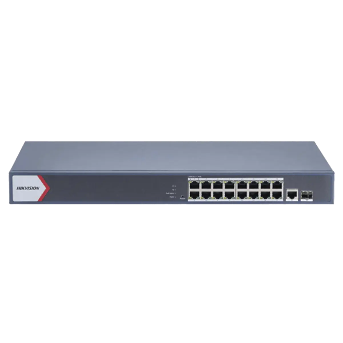 Switch Hikvision Gigabit PoE+, Monitoreable, 16 Puertos 1000