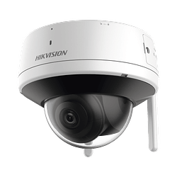 Camara Domo IP 4 Megapixeles, Lente 2.8 mm, 30 mts IR, IP66, Wi-Fi, WDR 120 dB, H.265+, Micrófono y Bocina Interconstruido, Modelo: DS-2CV2141G2-IDW(W)