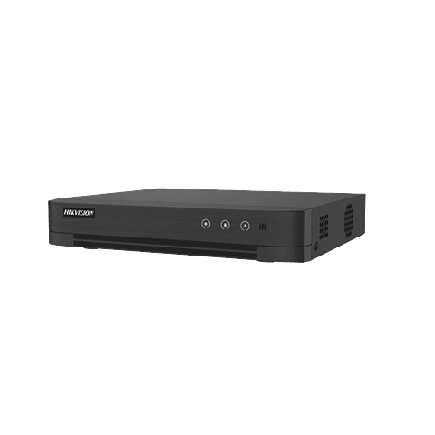 DVR Hikvision, 4 Canales TurboHD + 1 Canal IP , 2 Megapixeles Lite , Acusense Lite, Audio por Coaxitron , 1 Bahia de Disco Duro , H.265+ , Salida de Video Full HD, Modelo: DS-7204HGHI-M1/T