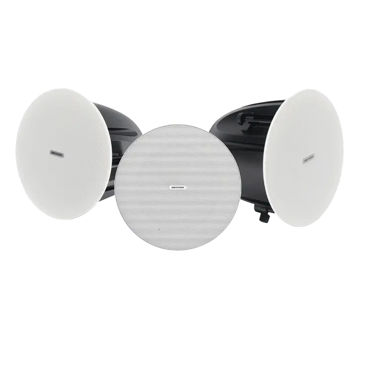 Kit Altavoz principal y 2 bocinas secundarias, Bluetooth, Hik-Connect, 10 Watts, Musical Ambiental, Voceo, Calendarizacion de audios, Modelo: DS-QAZ-KIT610-BS 1