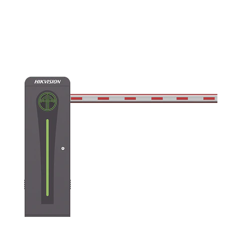 Barrera Vehicular Hikvision con Brazo Iluminado Led 4 mts, Derecha, Alto Desempeño, Brushless, Semaforo Rojo-Verde, Modelo: KT-320-LED(4MR) 