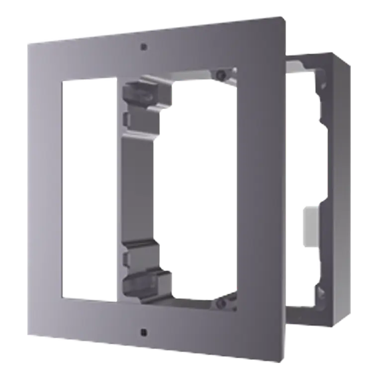 Base de 1 Espacio para Videoportero IP DS-KD8003-IME1, Instalación en SUPERFICIE, Modelo: DS-KD-ACW1 1