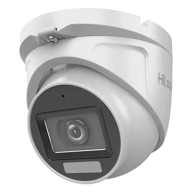 Camara Turret Hikvision, TURBOHD 2 megapixeles , 30 mts IR, 20 mts luz blanca, Lente 2.8, 100° de Vision, IP66, Audio, Modelo: THC-T127-LMS 1