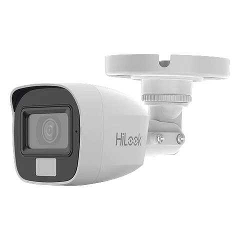 Camara Hikvision Bala TURBOHD 2 megapixeles, 20 mts IR, 20 mts luz blanca, Lente 2.8, 100° de Vision, IP66, Audio, Smart-Hybrid light, Modelo: THC-B127-LMS