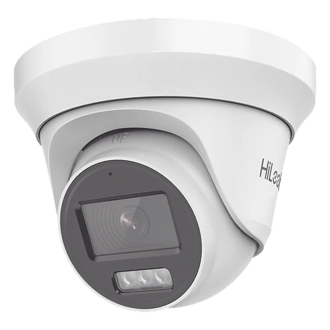Camara Hikvision Turret TURBOHD, 5 Megapixeles, Lente 2.8 mm, 40 mts IR EXIR, 40 mts Luz Blanca, Microfono y Bocina Integrado, IP67, Modelo: THC-T257-LTS