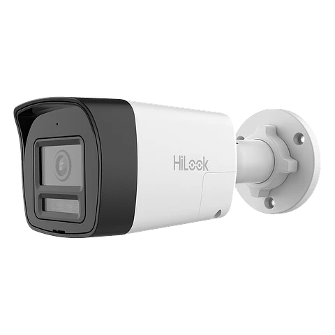 Camara Hikvision Bala TURBOHD, 5 Megapixeles, Lente 2.8mm, 30 mts IR EXIR, 20 mts Luz Blanca, Microfono y Bocina Integrado, IP67, Modelo: THC-B157-LTS