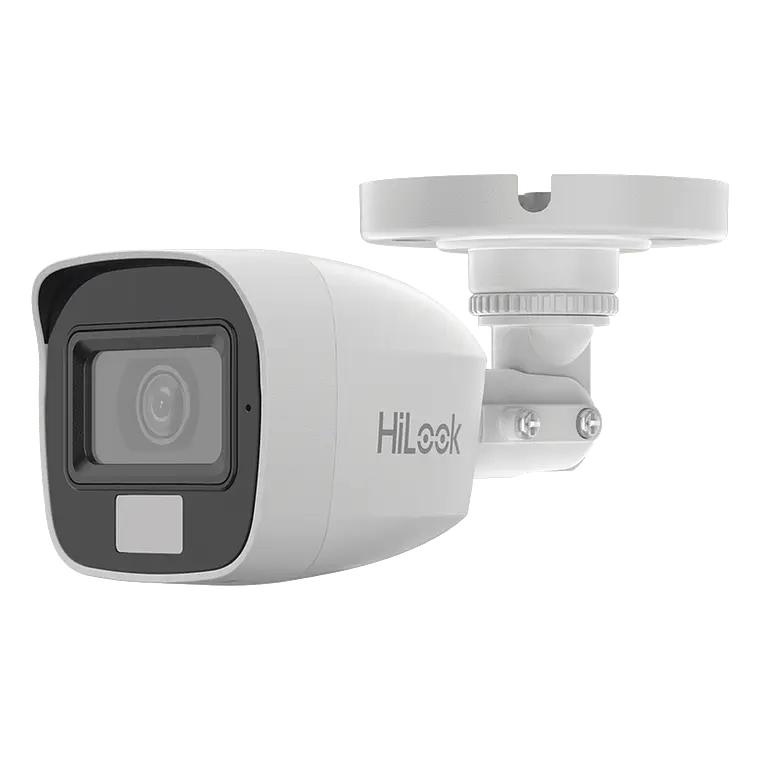 Camara Hikvision Bala TURBOHD 3K, 20 mts IR, 20 mts luz blanca, Lente 2.8, 105° de Vision, IP66, Audio por Coaxitron, Smart-Hybrid light, Modelo: THC-B157-LMS 1