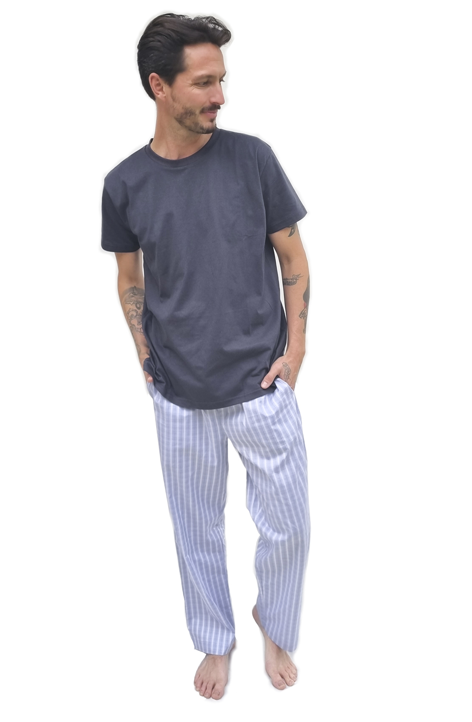 Pijama hombre pantalón algodón Pima 