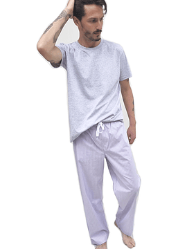 Pijama hombre pantalón algodón Pima 