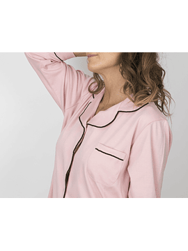 Pijama dos piezas manga larga. 