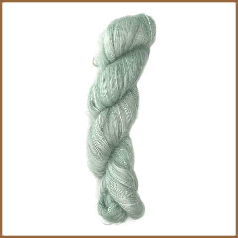 Verde Nórdico Agua - silk mohair