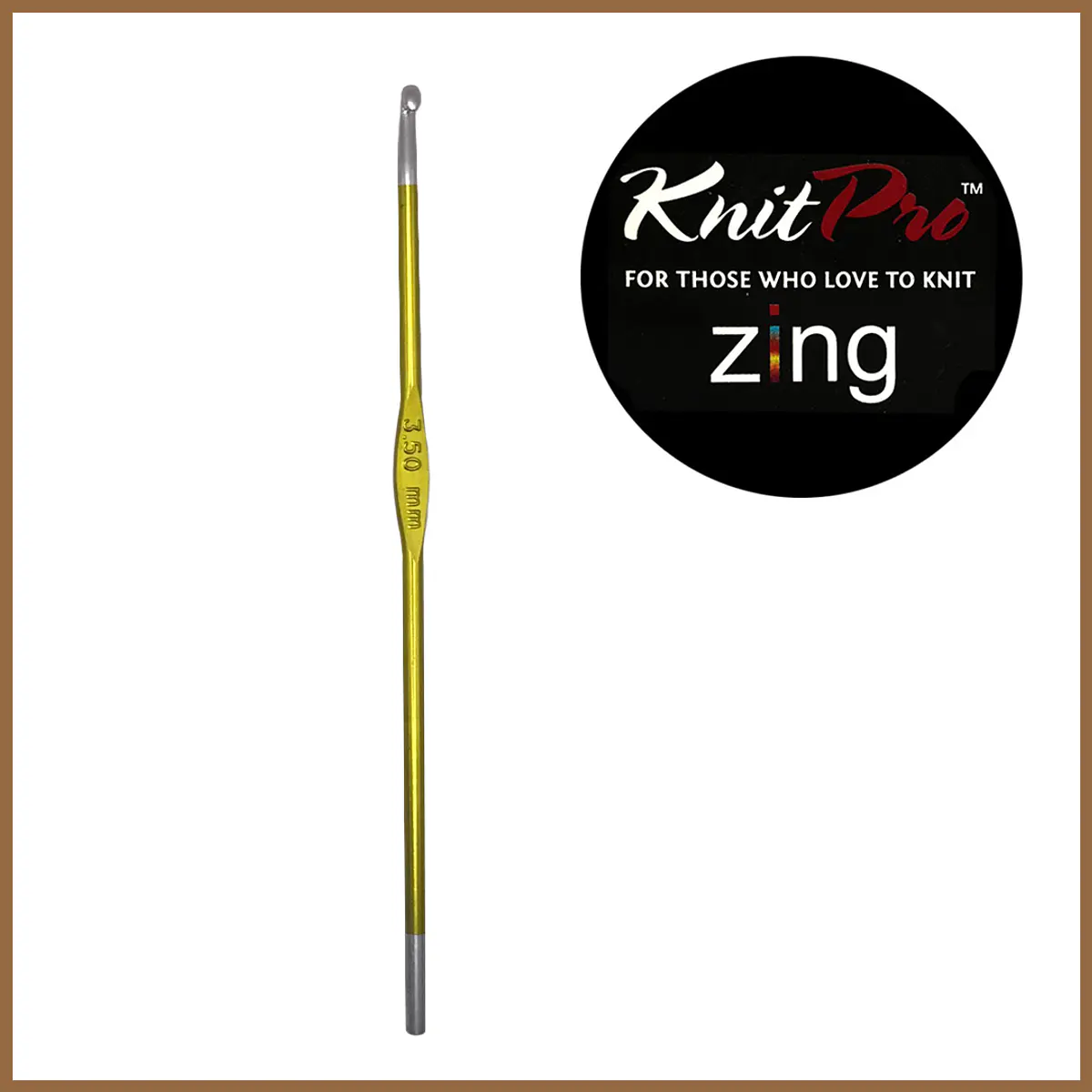 KnitPro - Zing Breinaalden met knop 40cm - 3.00 mm