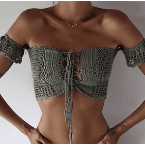 Bridie Top con hombros descubiertos 