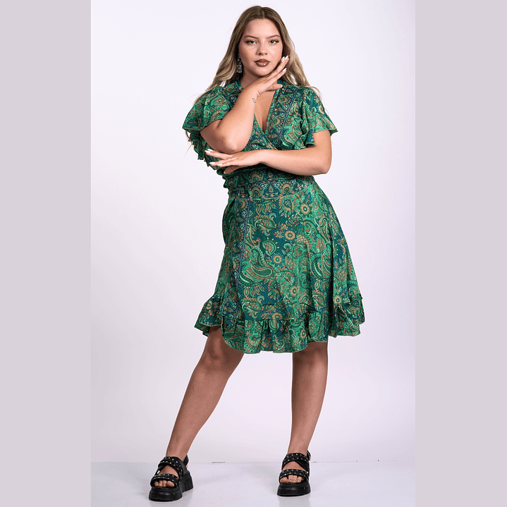 Vestido Corto Envolvente 1