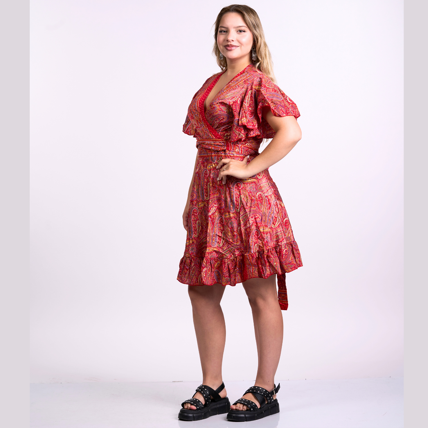 Vestido Corto Envolvente 3