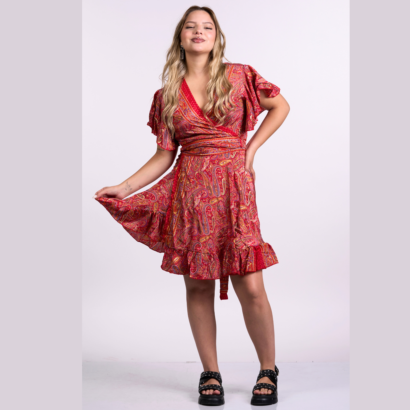 Vestido Corto Envolvente 1