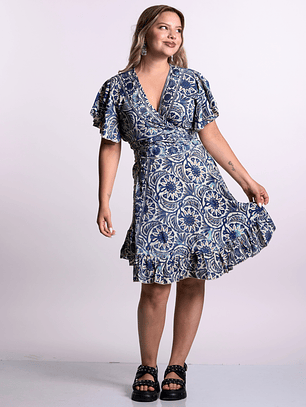 Vestido Corto Envolvente